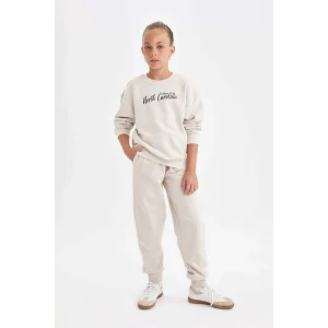 C7882 Beli Paçası Lastikli Cepli Jogger Okul Eşofman Altı