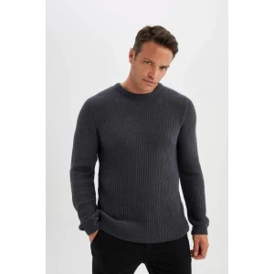 C8814 Standart Fit Selanik Kumaş Kazak