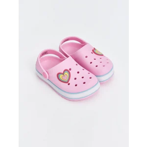 LCW STEPS Pembe Baskılı Kız Bebek Plaj Sandaleti