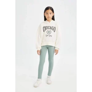 D0730 Sweashirt Fitilli Kaşkorse Tayt 2li Takım