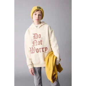 D1908 Oversize Fit Kapüşonlu Kalın Sweatshirt