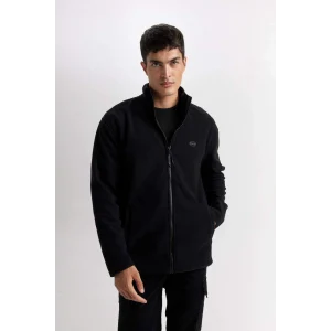 D2349 Relax Fit Dik Yaka Polar Fermuarlı Sweatshirt