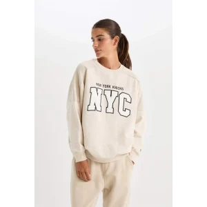 D2429 NBA New York Knicks Oversize Sweatshirt