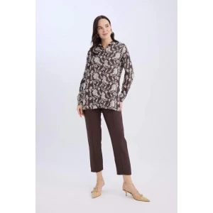 D2573 Jogger Lastikli Bel Bağcıklı Basic Düz Paça Pantolon