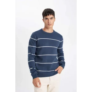 D3588 Standart Fit Bisiklet Yaka Kazak