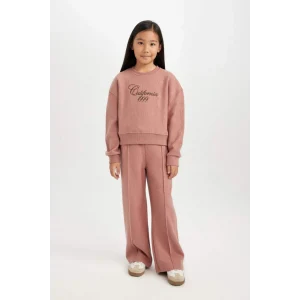 D3974 Wide Leg Geniş Beli Lastikli Eşofman Altı