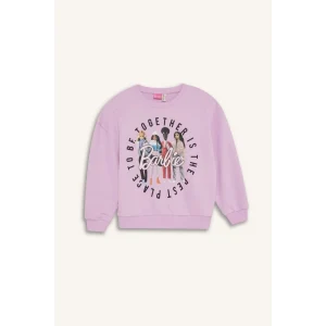 D4379 Barbie Relax Fit Bisiklet Yaka Sweatshirt