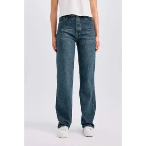 D5523 90s Wide Leg Yüksek Bel Jean Pantolon