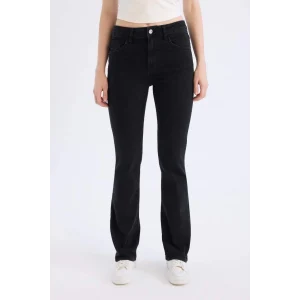 D5529 Yüksek Bel Uzun Jean Pantolon