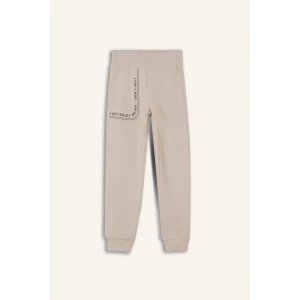 D7012 Baskılı Beli Paçası Lastikli Jogger Eşofman Altı