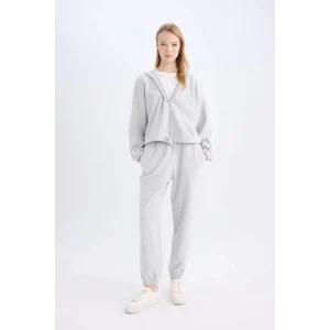 E1478 Coool Beli Paçası Lastikli Jogger Eşofman Alt