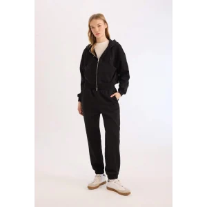 E6300 Coool Kalın Jogger Basic Düz Cepli Beli Paçası Lastikli Eşofman Altı