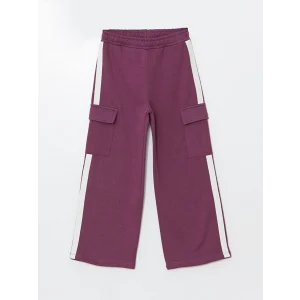 LCW Kids Mürdüm Beli Lastikli Kız Çocuk Kalın Jogger Eşofman Altı