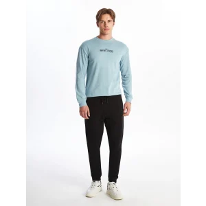 LCW Casual Siyah Slim Fit Erkek Jogger Eşofman Altı