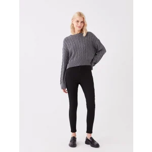 LCW Jeans Siyah Jüpiter Süper Skinny Fit Kadın Jean Pantolon