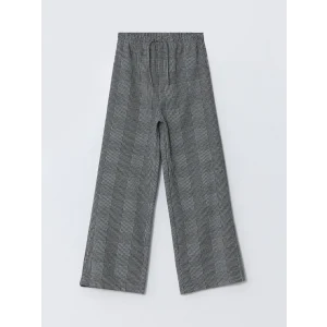 LCW Kids Siyah Beli Lastikli Kız Çocuk Eşofman Altı