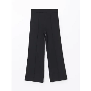 LCW Kids Siyah Beli Lastikli Kız Çocuk İspanyol Paça Tayt