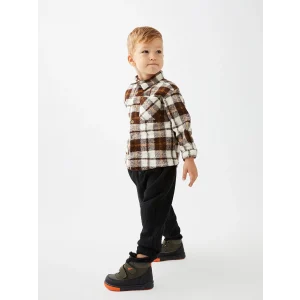 LCW STEPS Haki Baskılı Cırt Cırtlı Erkek Bebek Bot