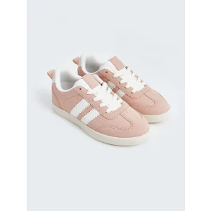 LCW STEPS Pembe Bağcıklı Kız Çocuk Spor Ayakkabı