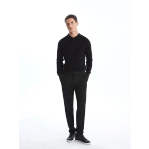 LCWAIKIKI Classic Siyah Standart Kalıp Erkek Chino Pantolon