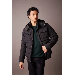 R2303 Polar Astarlı Isı Yalıtımlı Kürklü Kalın Mont