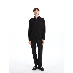 SOUTHBLUE Siyah Standart Kalıp Poplin Erkek Pantolon