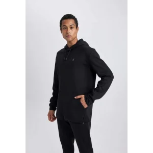 X9031 DeFactoFit Kapüşonlu Cepli Sweatshirt