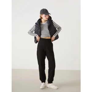 XSIDE ACTIVE Siyah Beli Lastikli Kadın Spor Eşofman Altı