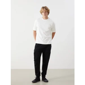 XSIDE Siyah Standart Kalıp Erkek Kargo Pantolon