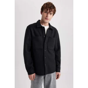 Y4189 Regular Fit Uzun Kollu Gömlek Ceket