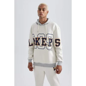 Y5640 NBA Los Angeles Lakers Boxy Fit Sweatshirt