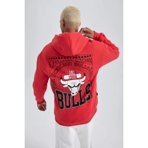 Z4629 NBA Chicago Bulls Boxy Fit Sweat Shirt