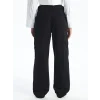 XSIDE Siyah Standart Fit Gabardin Kadın Kargo Pantolon