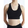 XSIDE ACTIVE SİYAH Kadın U Yaka Düz Spor Büstiyer
