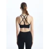 XSIDE ACTIVE SİYAH Kadın U Yaka Düz Spor Büstiyer