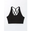 XSIDE ACTIVE SİYAH Kadın U Yaka Düz Spor Büstiyer