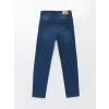 LCW Kids İNDİGO Beli Ayarlanabilir Lastikli Erkek Çocuk Jean Pantolon
