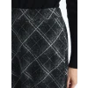 LCW Grace SİYAH Beli Lastikli Desenli Kadın Etek