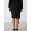 LCWAIKIKI Classic SİYAH Dar Fit Kadın Etek