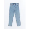 XSIDE MAVİ Mom Fit Kadın Jean Pantolon