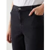 LCW Modest SİYAH Mom Fit Kadın Jean Pantolon