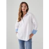 LCW Vision EKRU Oversize Kadın Gömlek
