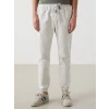 XSIDE GRİ Standart Kalıp Gabardin Erkek Jogger Pantolon