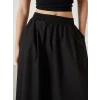 XSIDE SİYAH Beli Lastikli Kadın Etek
