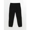 LCW Kids SİYAH Beli Lastikli Erkek Çocuk Jogger Pantolon