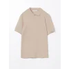 LCW Vision BEJ Polo Yaka Kısa Kollu Erkek Tişört