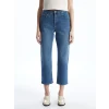 LCW Jeans İNDİGO Straight Fit Kadın Jean Pantolon