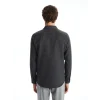 LCWAIKIKI Formal GRİ Slim Fit Uzun Kollu Armürlü Erkek Gömlek