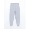 LCW Kids GRİ Beli Lastikli Erkek Çocuk Jogger Eşofman Altı