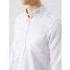 LCWAIKIKI Classic BEYAZ Regular Fit Uzun Kollu Armürlü Erkek Gömlek